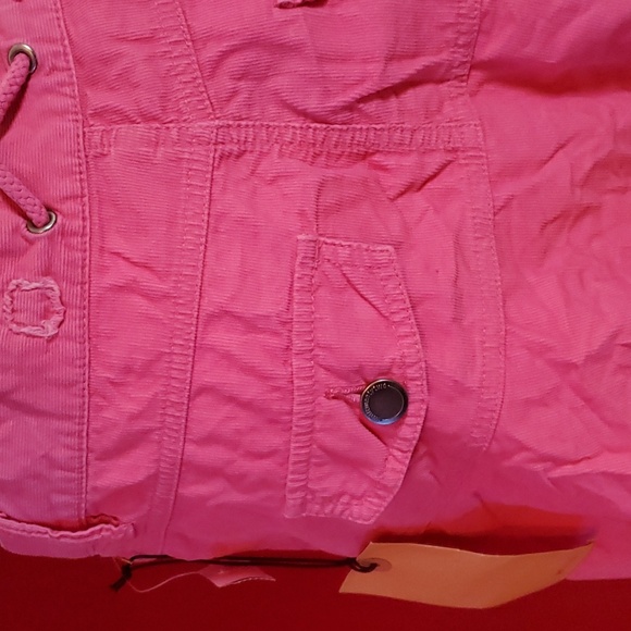 TwillTwentyTwo Cord Pink Mini Skirt BNWT Size 29 - Picture 10 of 14